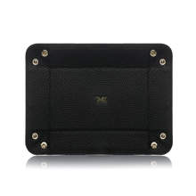 Load image into Gallery viewer, shoptannerie Black Leather Tray - shoptannerie