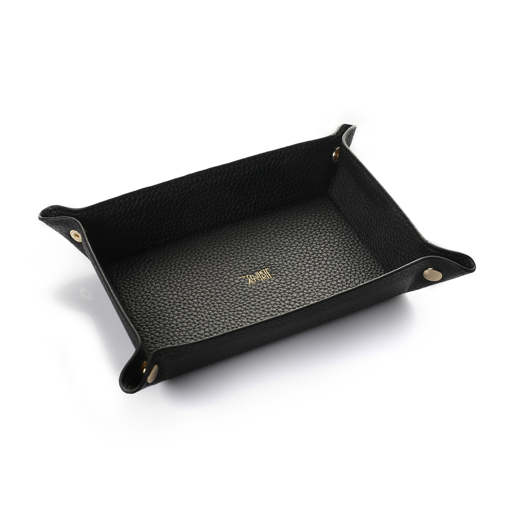 shoptannerie Black Leather Tray - shoptannerie