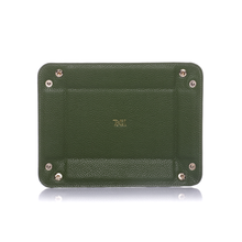 Load image into Gallery viewer, shoptannerie Green Leather Tray - shoptannerie