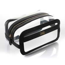 Load image into Gallery viewer, shoptannerie Black Cosmetic Bag - shoptannerie