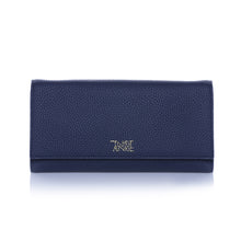 Load image into Gallery viewer, shoptannerie Navy blue travel wallet - shoptannerie