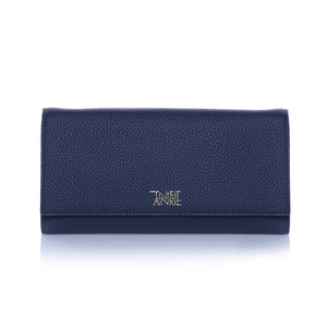 shoptannerie Navy blue travel wallet - shoptannerie