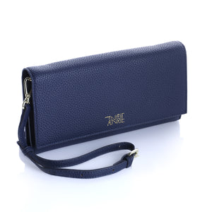 shoptannerie Navy blue travel wallet - shoptannerie