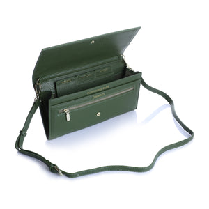 shoptannerie Green travel wallet - shoptannerie