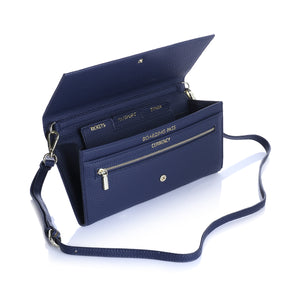 shoptannerie Navy blue travel wallet - shoptannerie