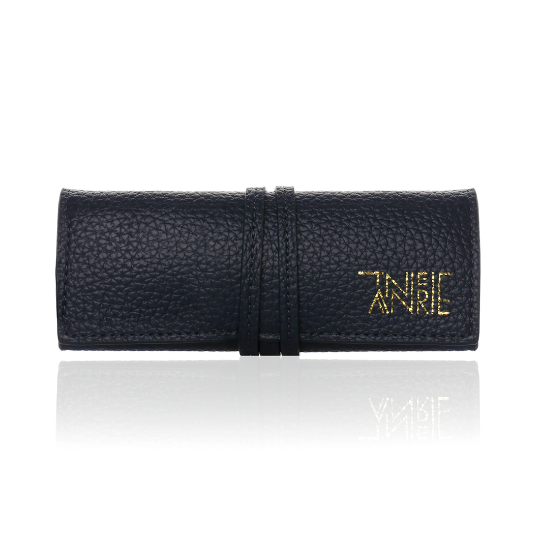 shoptannerie Navy Blue Jewelry Roll - shoptannerie