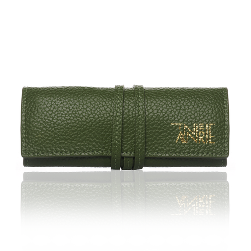 shoptannerie Green Jewelry Roll - shoptannerie