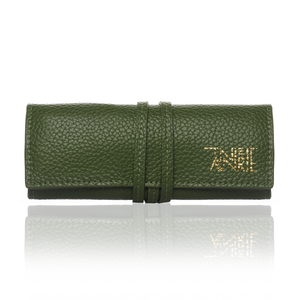 shoptannerie Green Jewelry Roll - shoptannerie