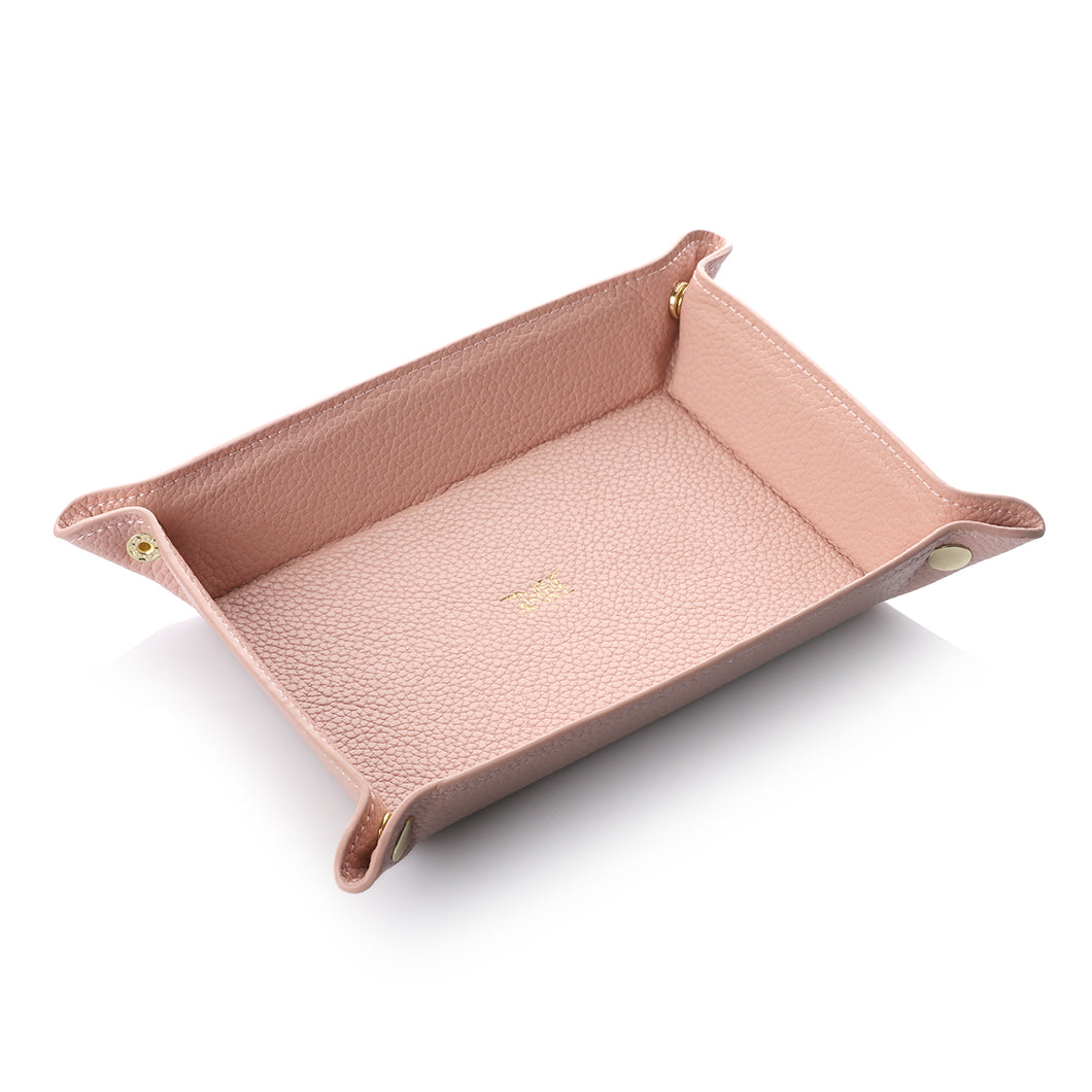 shoptannerie Pink Leather Tray - shoptannerie