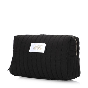 shoptannerie Black Cotton Cosmetic Bag - shoptannerie