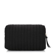 Load image into Gallery viewer, shoptannerie Black Cotton Cosmetic Bag - shoptannerie