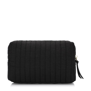 shoptannerie Black Cotton Cosmetic Bag - shoptannerie