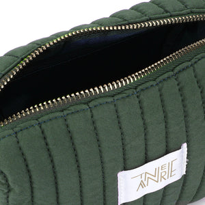 shoptannerie Green Cotton Cosmetic Bag - shoptannerie